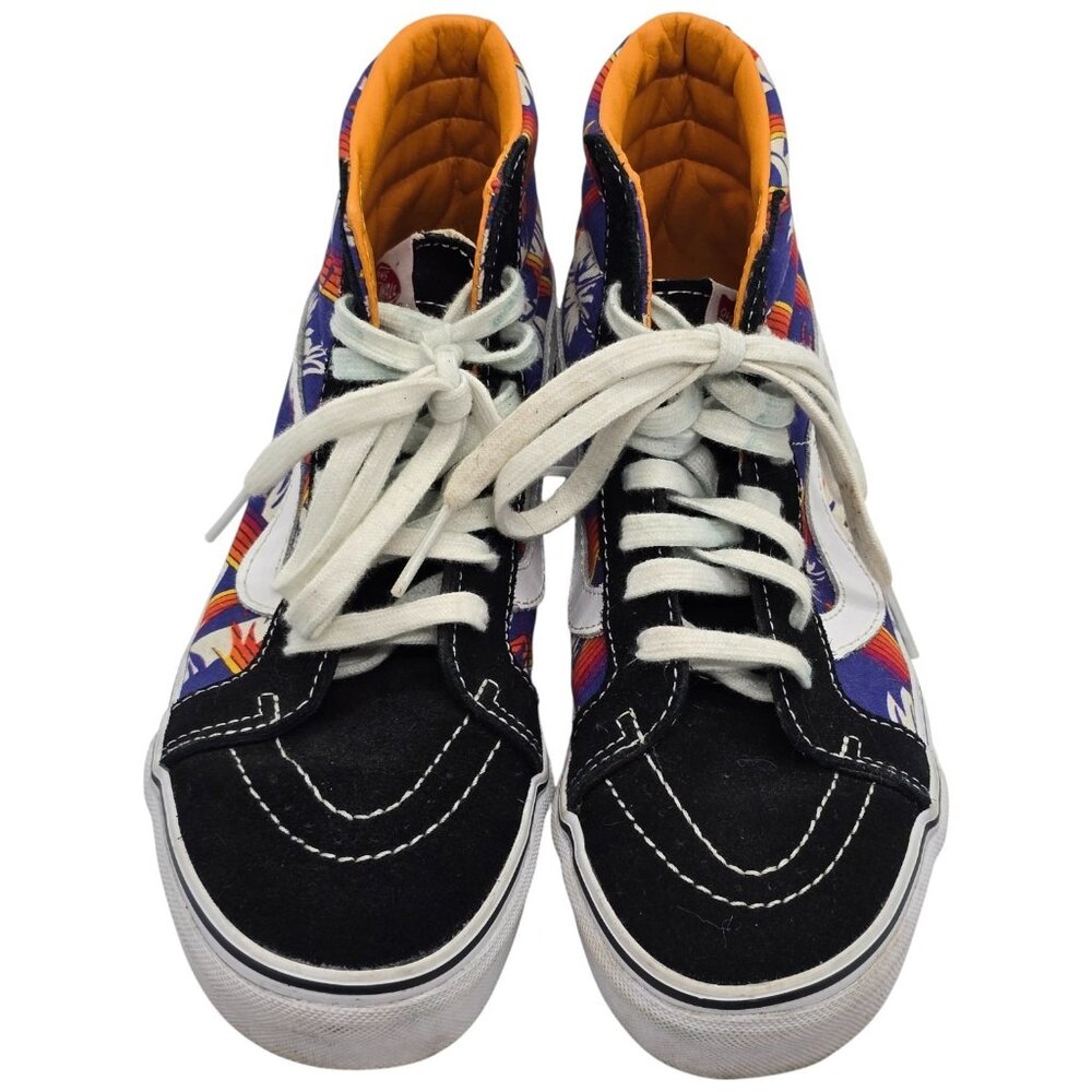 Vans Sk8-Hi Tropical Print Black Suede High Top Sneakers Men’s 7 / Women’s 8.5